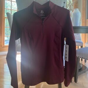 Maroon RBX Quarter zip